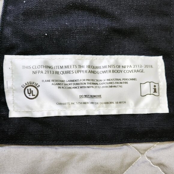 *New Low Price* Black FR Carhartt Coat - Picture 9 of 11